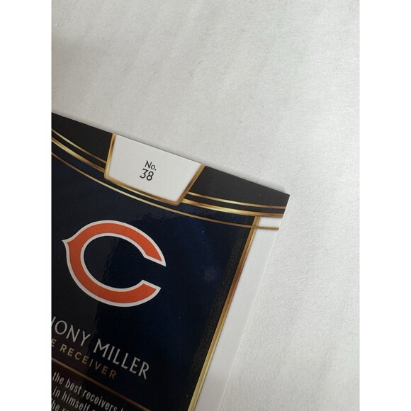 Anthony Miller 2018 Select Concourse Silver Prizm RC Chicago Bears #38 Rookie - Picture 6 of 6